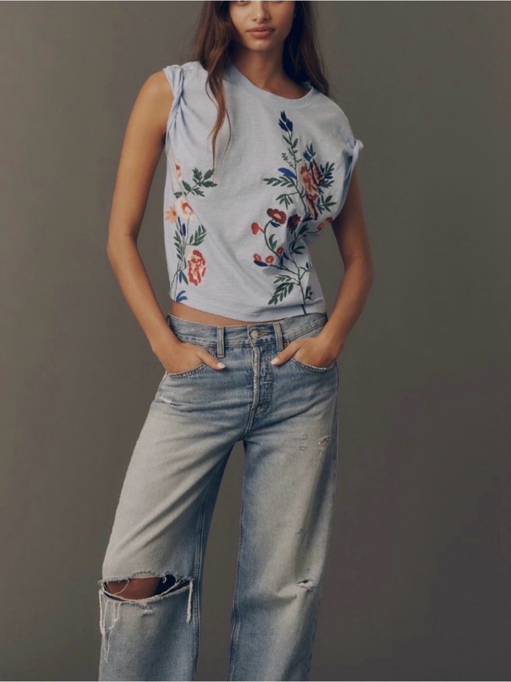 Anthropologie floral top
